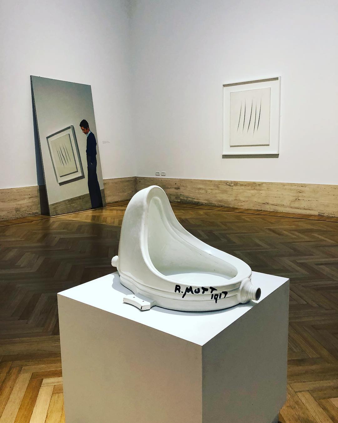 Marcel Duchamp, Michelangelo Pistoletto & Lucio Fontana - @ La Galleria Nazionale, Rome