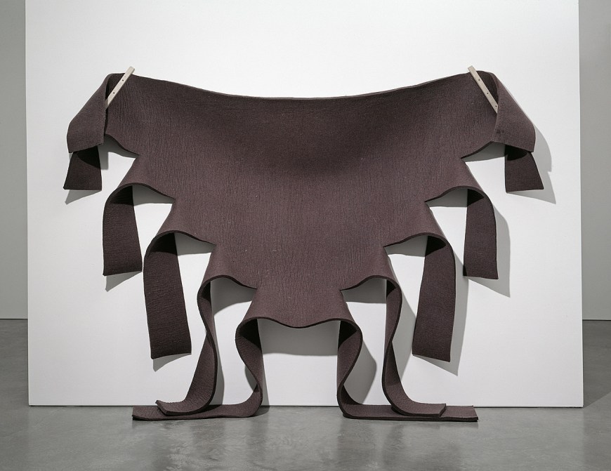 Untitled (Brown Felt) by Robert Morris