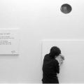 Yoko Ono, installing ‘In Facing’ exhibition at Riverside Studios, 1990 – © Edward Woodman. All rights reserved, DACS-Artimage 2018. Photo Edward Woodman