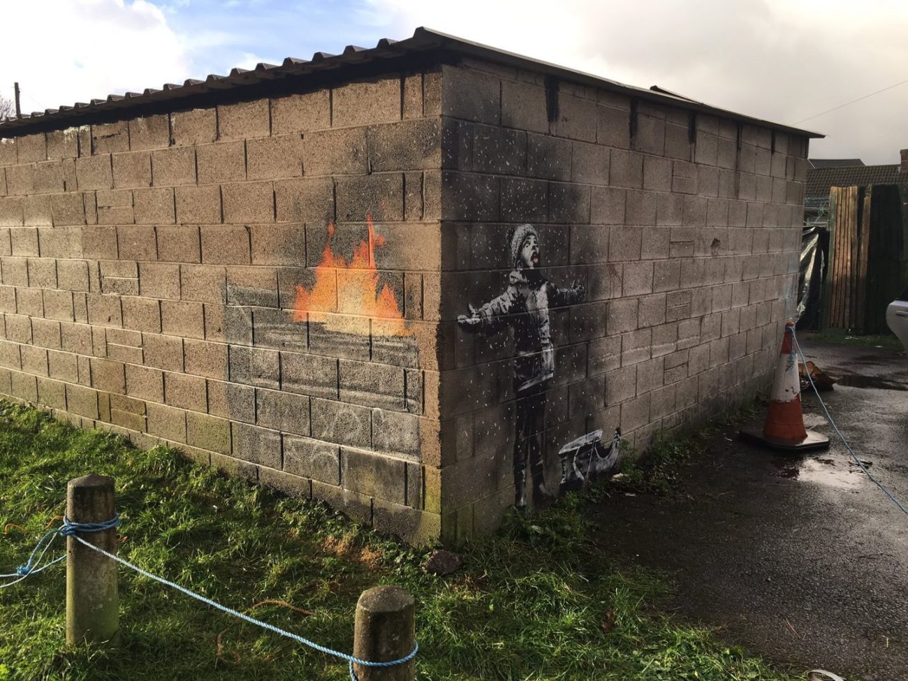 Banksy @Port Talbot, UK Banksy @Port Talbot, UK