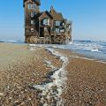 Casa abbandonata a Rodanthe sul mare