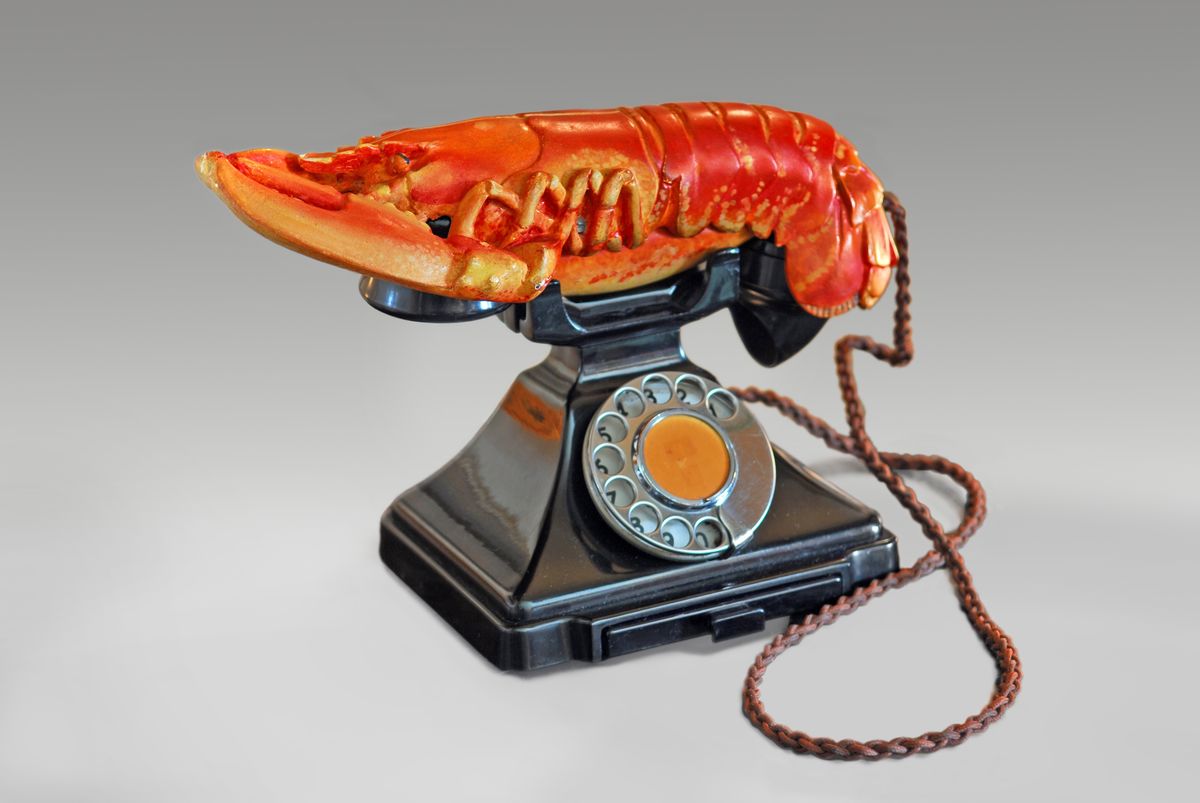 Salvador Dalí and Edward James, Lobster Telephone, 1938. Edward James Foundation West Dean / © 2018 Salvador Dalí, Fundació Gala-Salvador Dalí, Artists Rights Society.