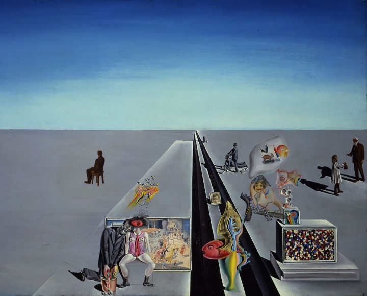 Salvador Dalí, “Les premiers jours du printemps (The First Days of Spring)” (1929) (all images courtesy the Royal Academy of Arts)