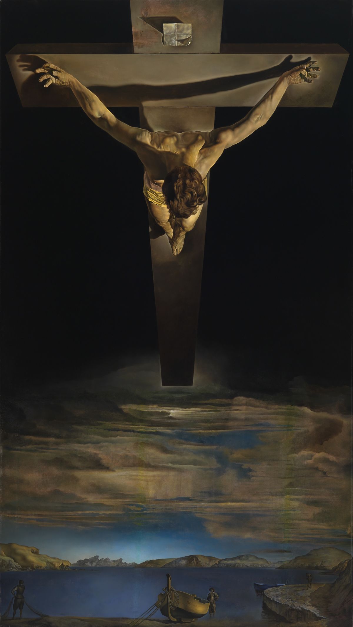 Salvador Dalí, Christ of St. John of the Cross, c. 1951. Kelvingrove Art Gallery and Museum. © CSG CIC Glasgow Museums Collection