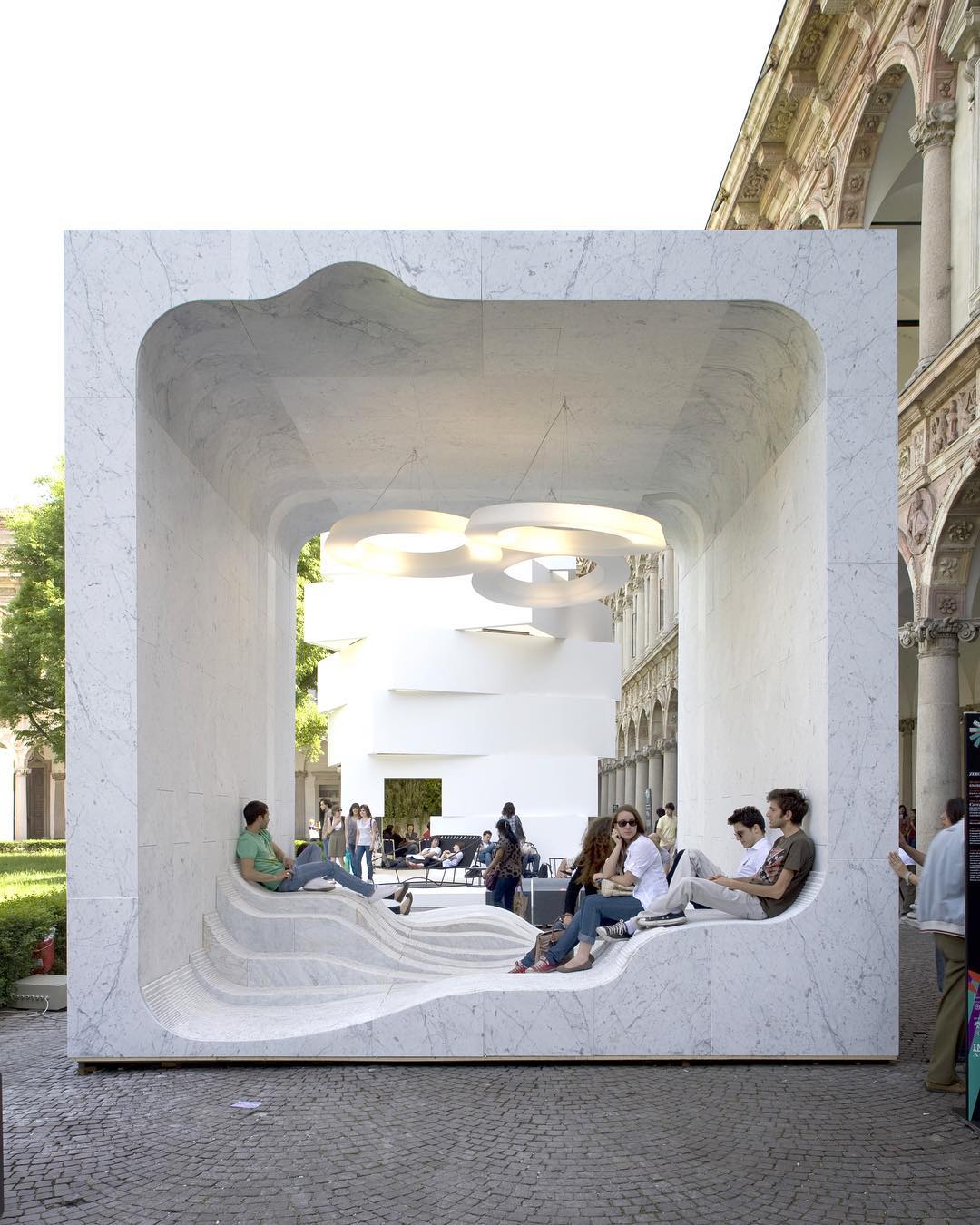 Dubbed Zero Architects: Snøhetta @snohetta Location: “Mutant Architecture and Design” presentation for Interni Magazine at Milan's 2011 Design Week Photo by Getty Images