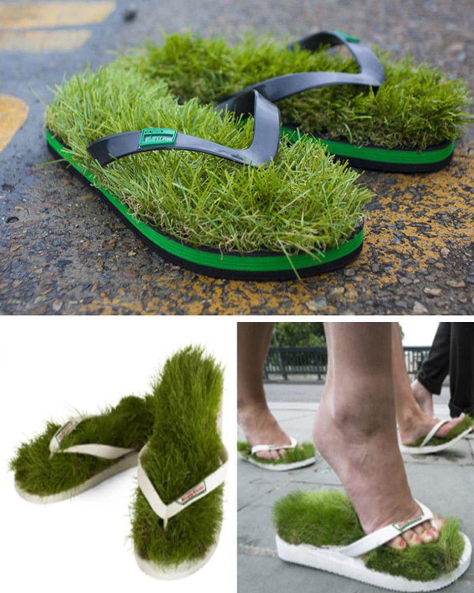 Ciabatte con prato incorporato