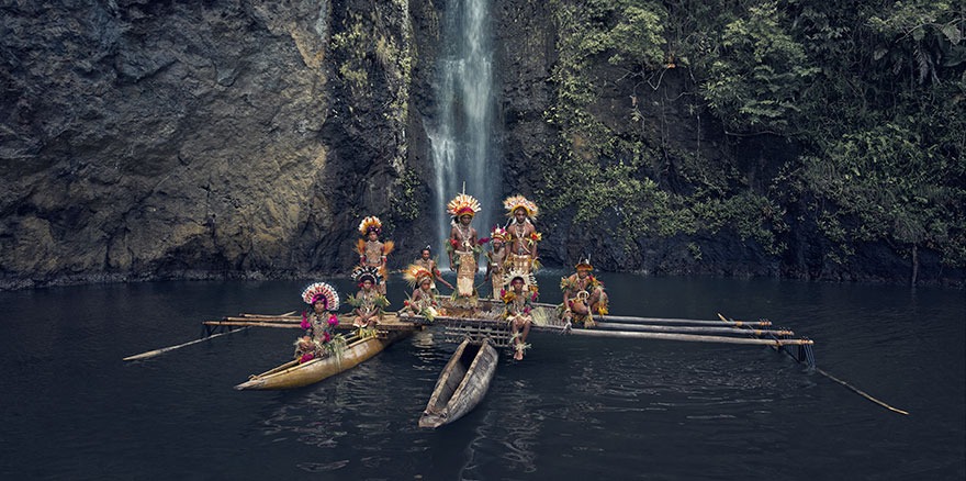 Clan Uramana, Amuioan, Tufi, Papua Nuova Guinea. Fotografia di Jimmy Nelson