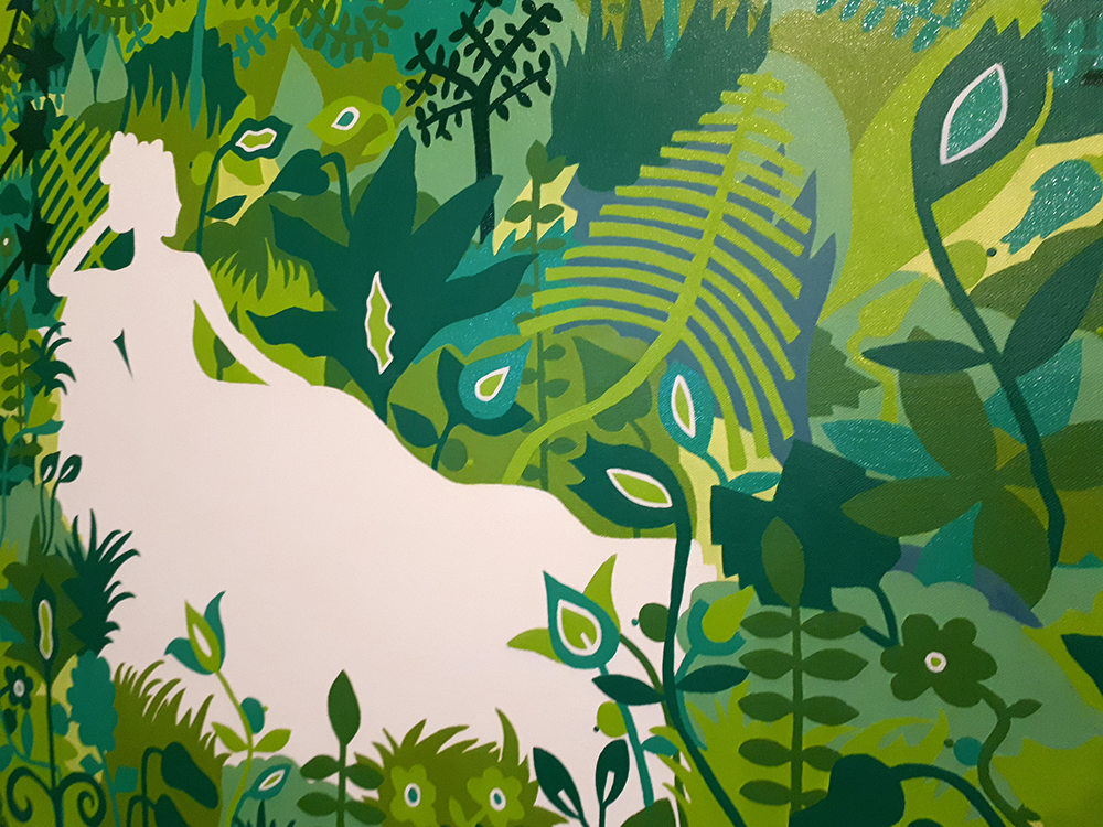 Green Paolina- Painting by Brabs (dettaglio)