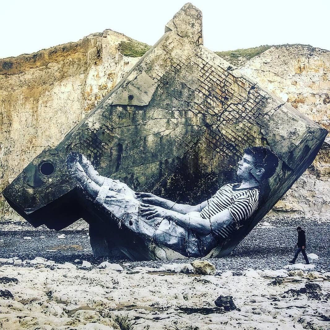 Street art by JR - Photography by Romain Da Silva