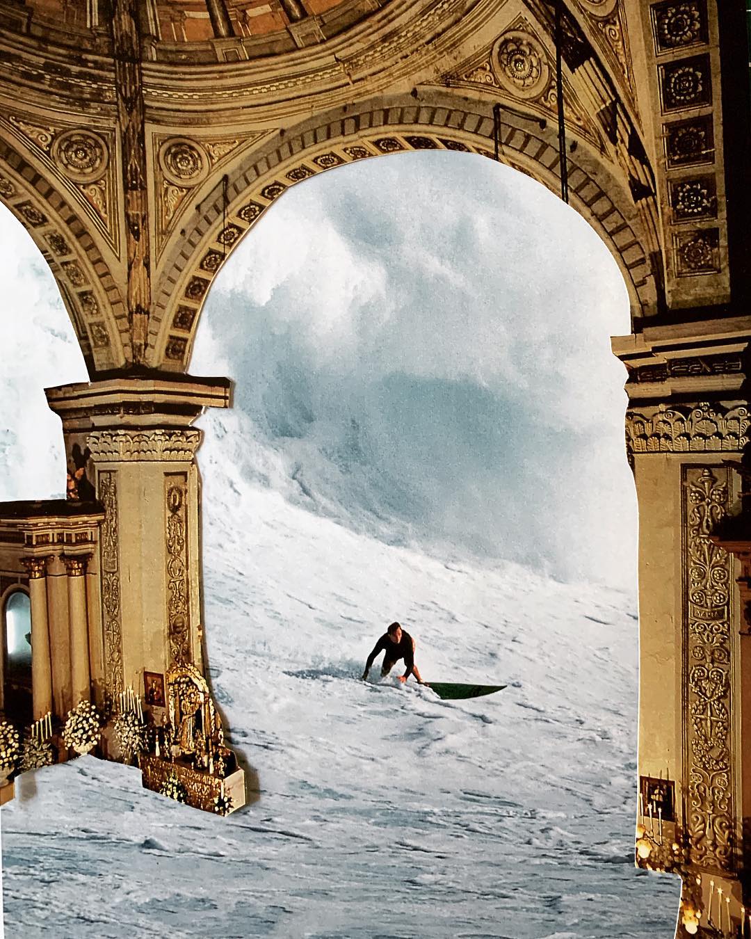 Handmade collage by OhPharts