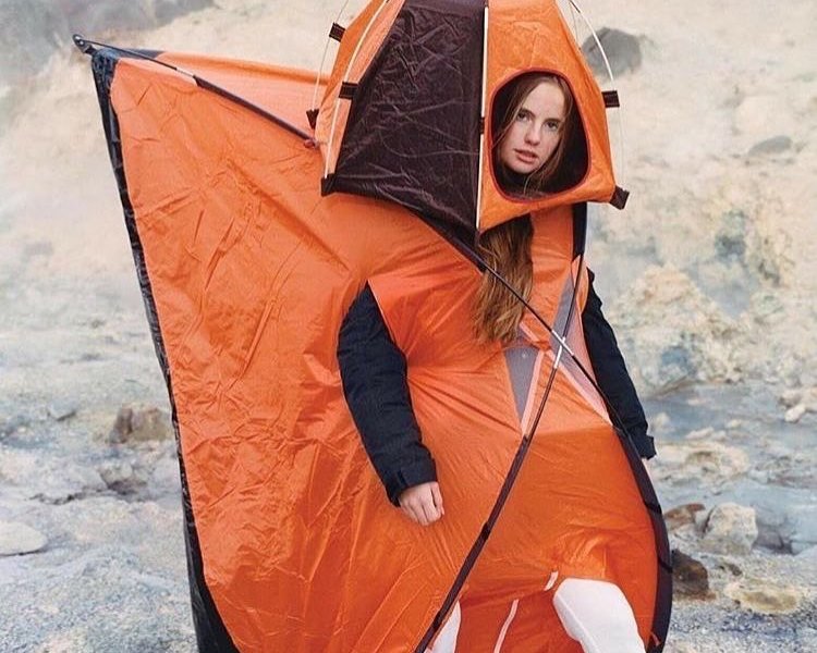 Tenda da campeggio umana