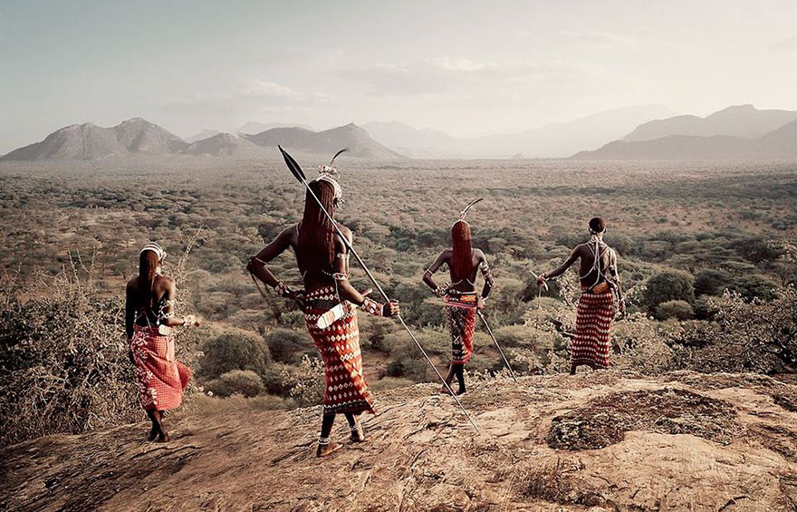 Tribù Samburu, Kenya. Fotografia di Jimmy Nelson