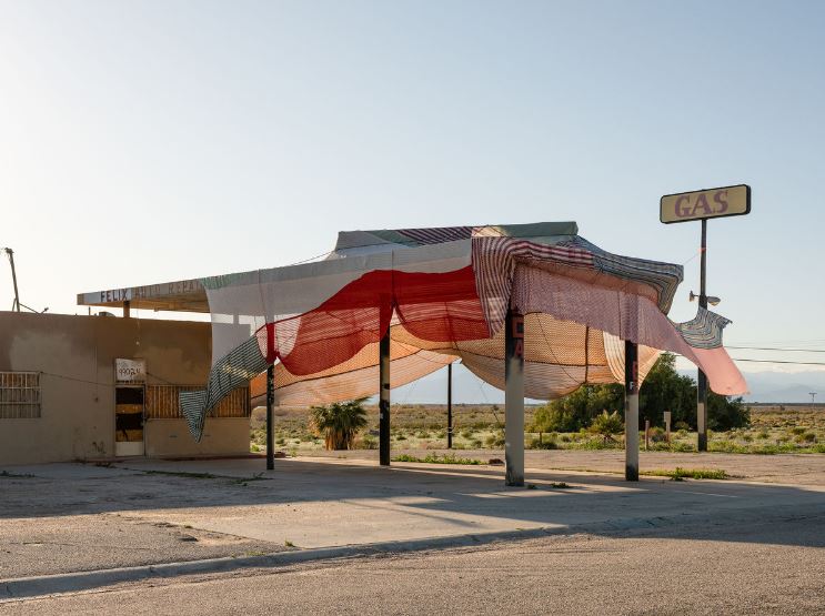 Eric N. Mack, Halter, 2019. Photo by Lance Gerber. Courtesy of Desert X