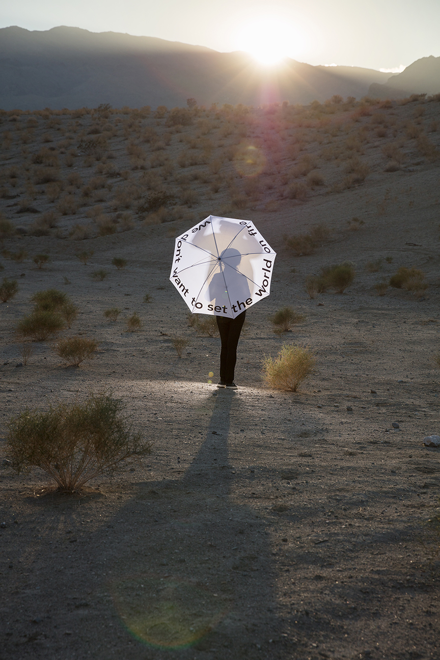 Mary Kelly, Peace is the Only Shelter, 2019. Courtesy of Desert X