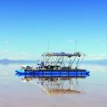 Steve Badgett and Chris Taylor, Terminal Lake Exploration Platform, 2019. Courtesy of Desert X