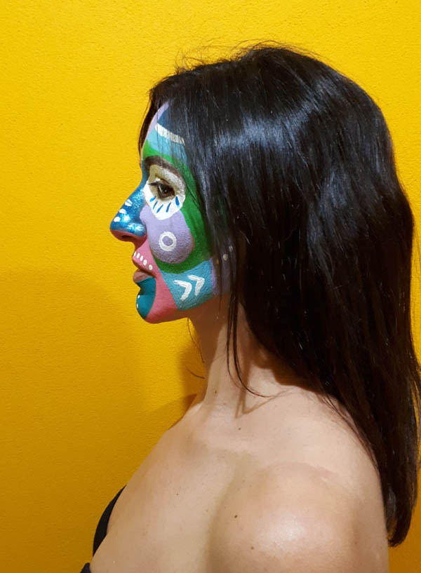 Bozza della performance "Le maschere non fanno paura" di Barbara Picci