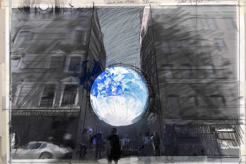 Blue Marble by Sebastian Errazuriz @ New York