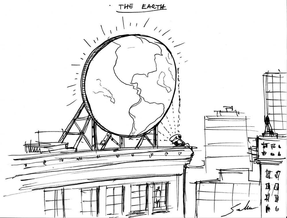 Blue Marble by Sebastian Errazuriz @ New York