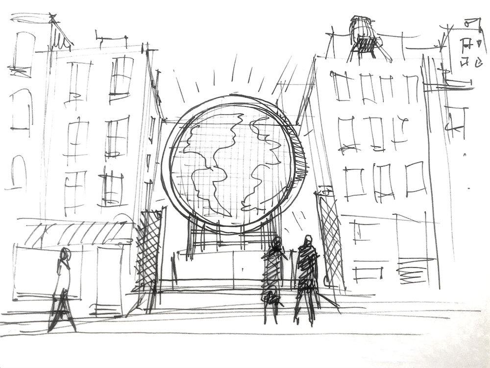 Blue Marble by Sebastian Errazuriz @ New York