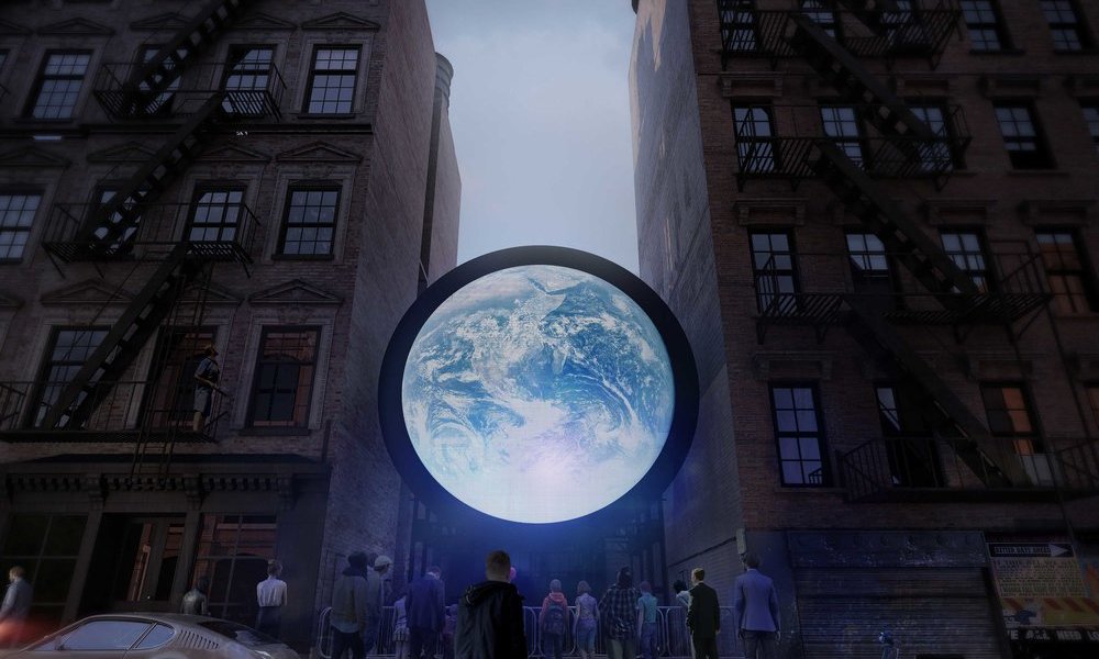 "Blue Marble" by Sebastian Errazuriz @ New York