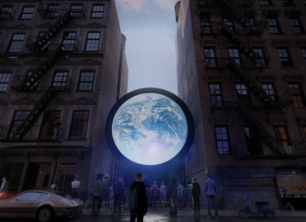 "Blue Marble" by Sebastian Errazuriz @ New York "Blue Marble" by Sebastian Errazuriz @ New York