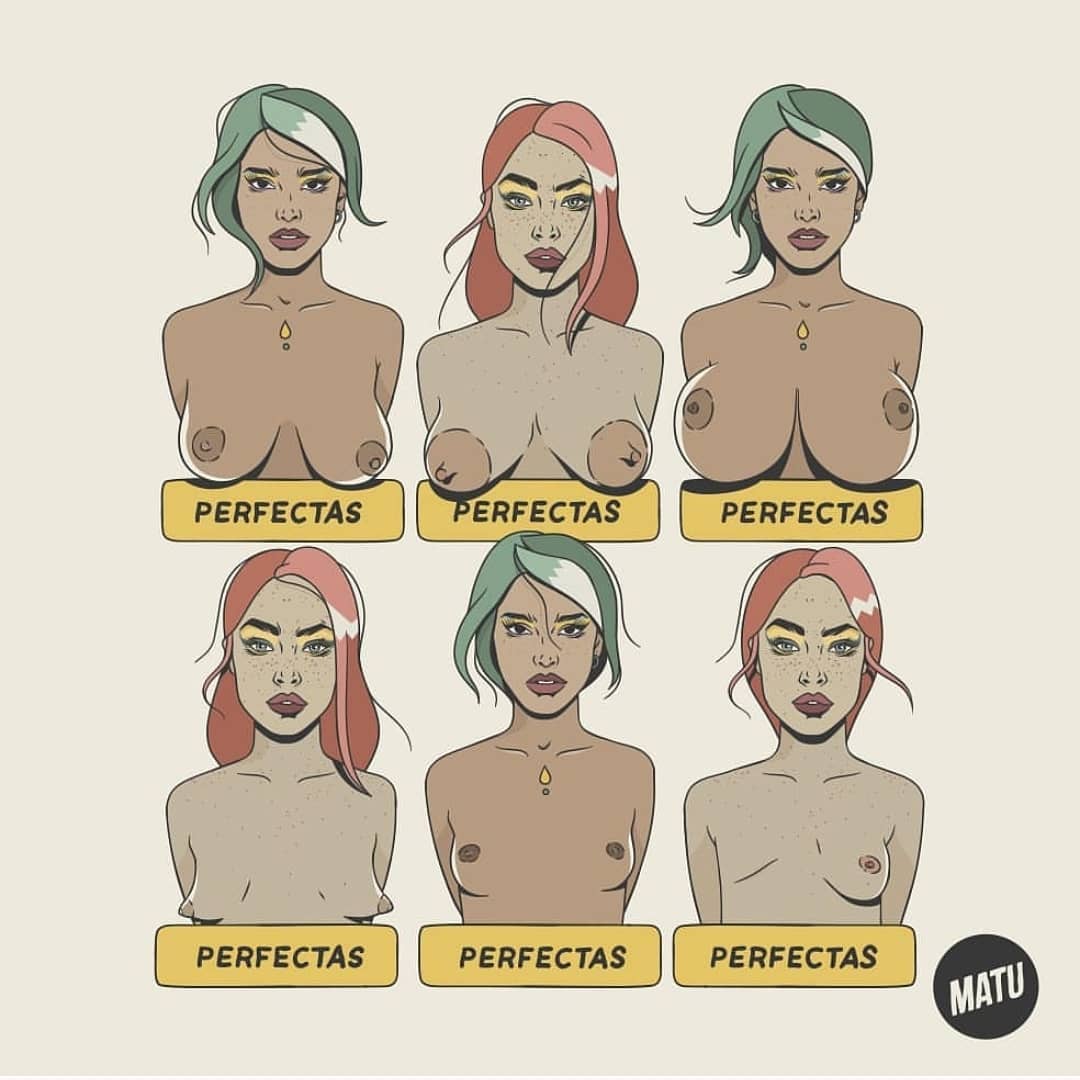 All women are perfect Illustrationby MATU SANTAMARIA