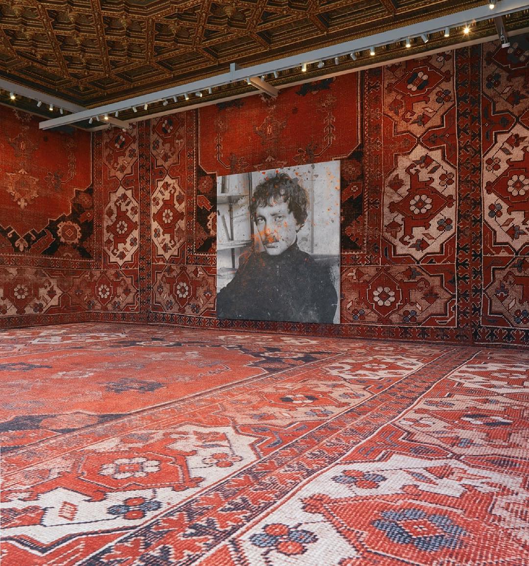 Rudolf Stingel \ Untitled (Franz West) 2011 (Installation view at Palazzo Grassi, Pinault Collection). Photography by Stefan Altenburger