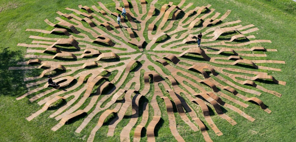 Root Bench by Yong Ju Lee. Photography by Kyungsub Shin