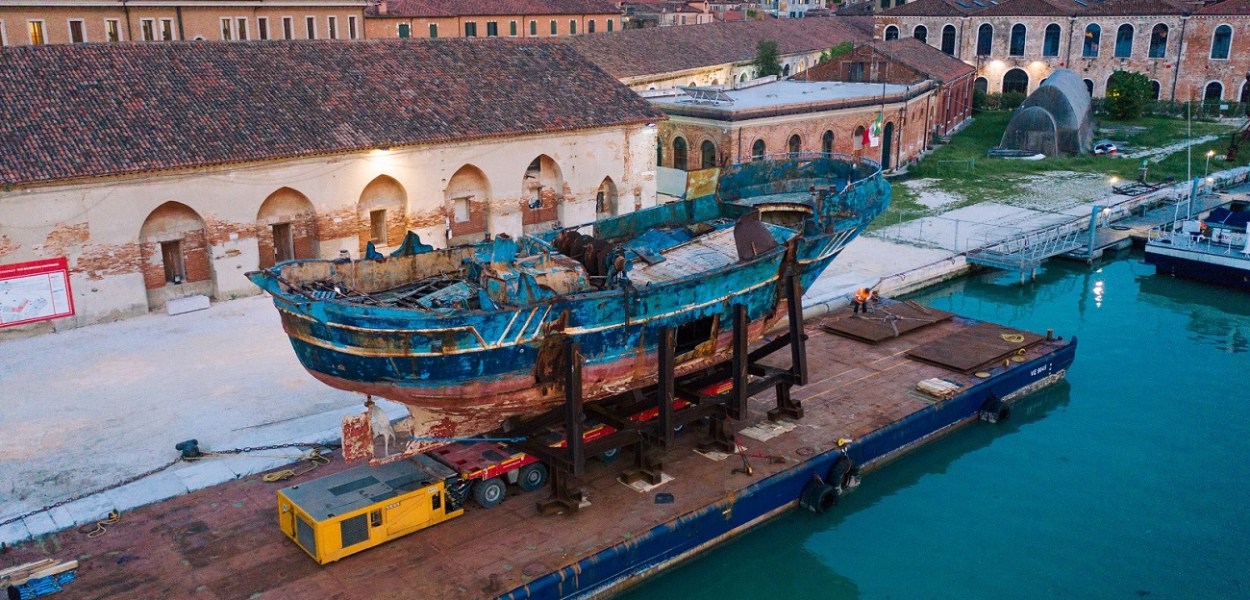"Barca nostra" by Christoph Büchel @ Biennale Arte 2019