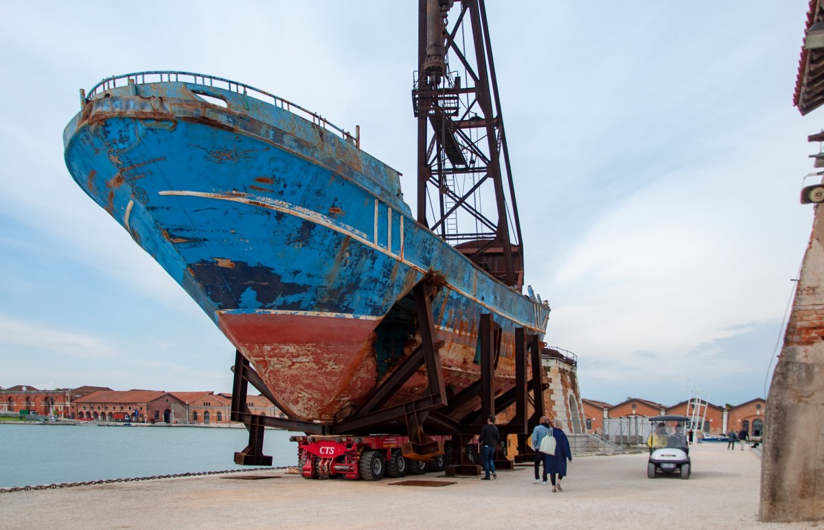 "Barca nostra" by Christoph Büchel @ Biennale Arte 2019