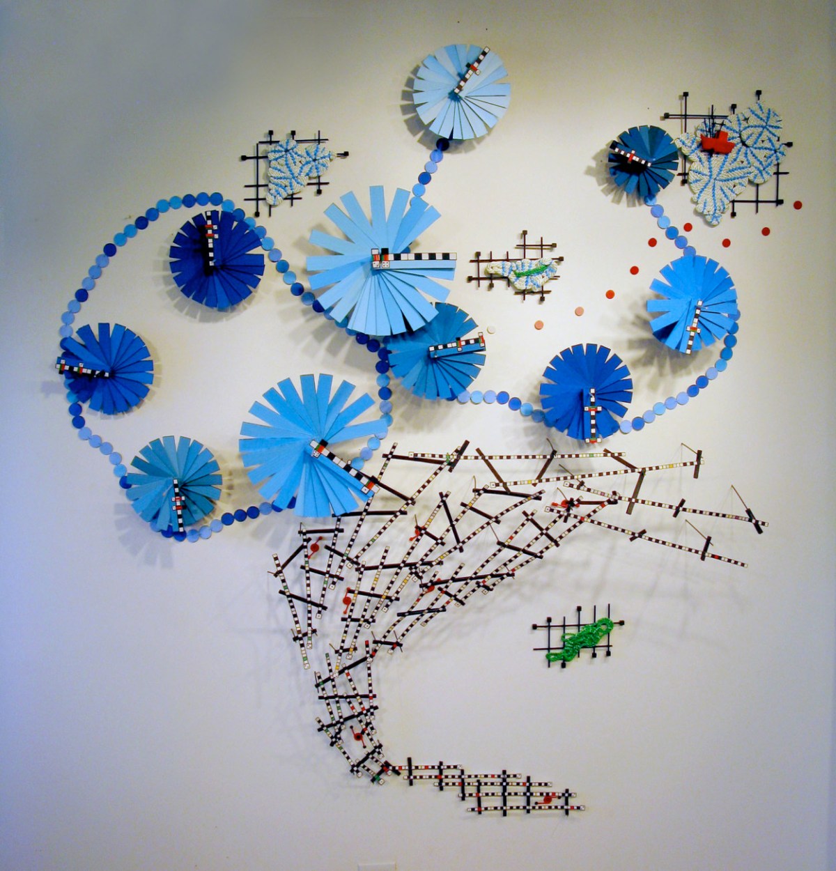 “She’s Coming On Strong” by Nathalie Miebach