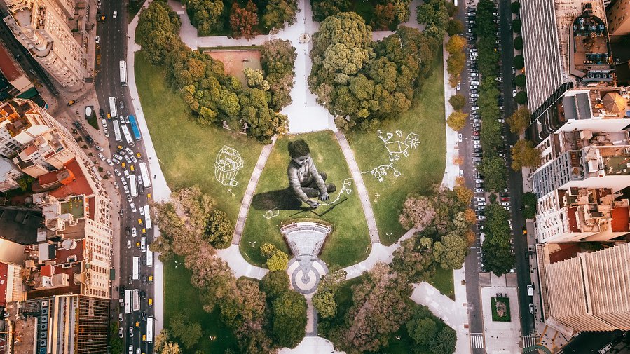 Saype @ Buenos Aires, Argentina