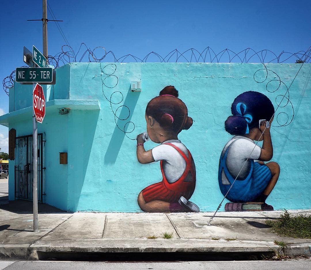 "Telefòn" by Seth Globepainter @Miami, Fl, USA "Telefòn" by Seth Globepainter @Miami, Fl, USA