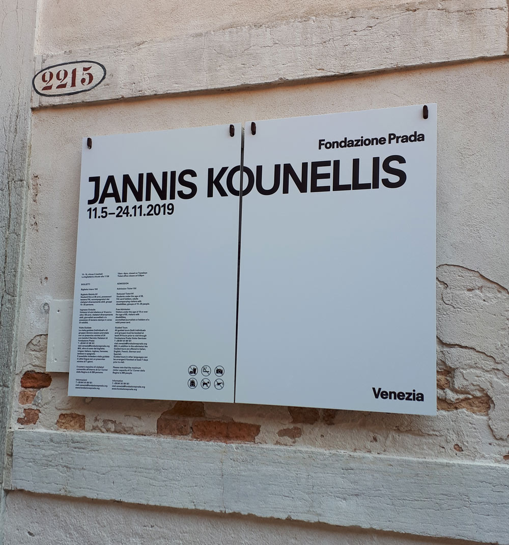 Jannis Kounellis @ Fondazione Prada