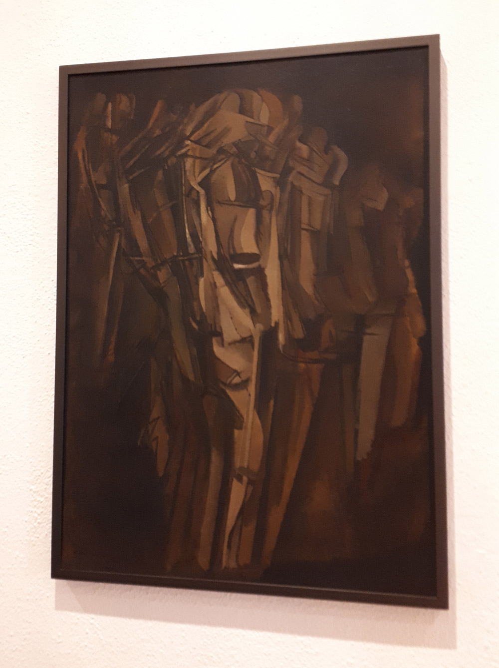 "Nu [esquisse], jeune homme triste dans un train" (1911-12) by Marcel Duchamp @ Collezione Peggy Guggenheim, Venezia