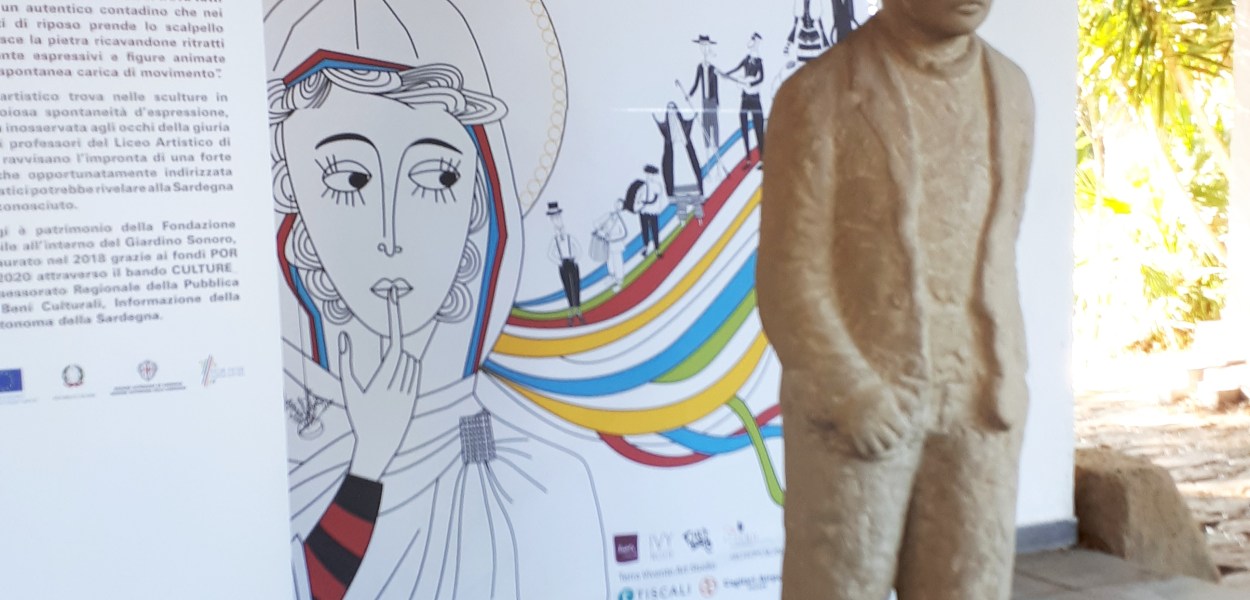 Festival Sant'Arte a San Sperate - Giardino Sonoro - Sculture di Pinuccio Sciola