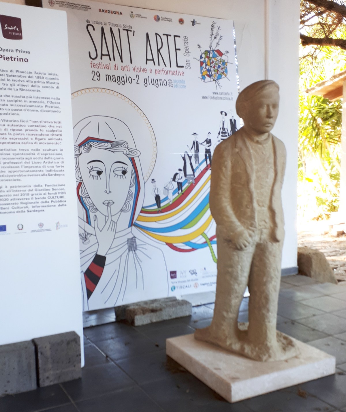 Festival Sant'Arte a San Sperate - Giardino Sonoro - Sculture di Pinuccio Sciola