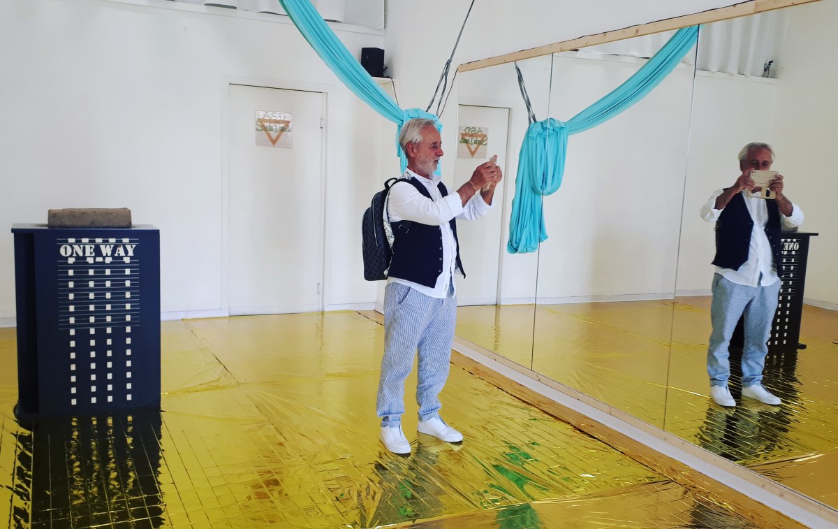 Festival Sant'Arte a San Sperate - Installazione per il progetto One Way di Leonardo Boscani e Rita Delogu