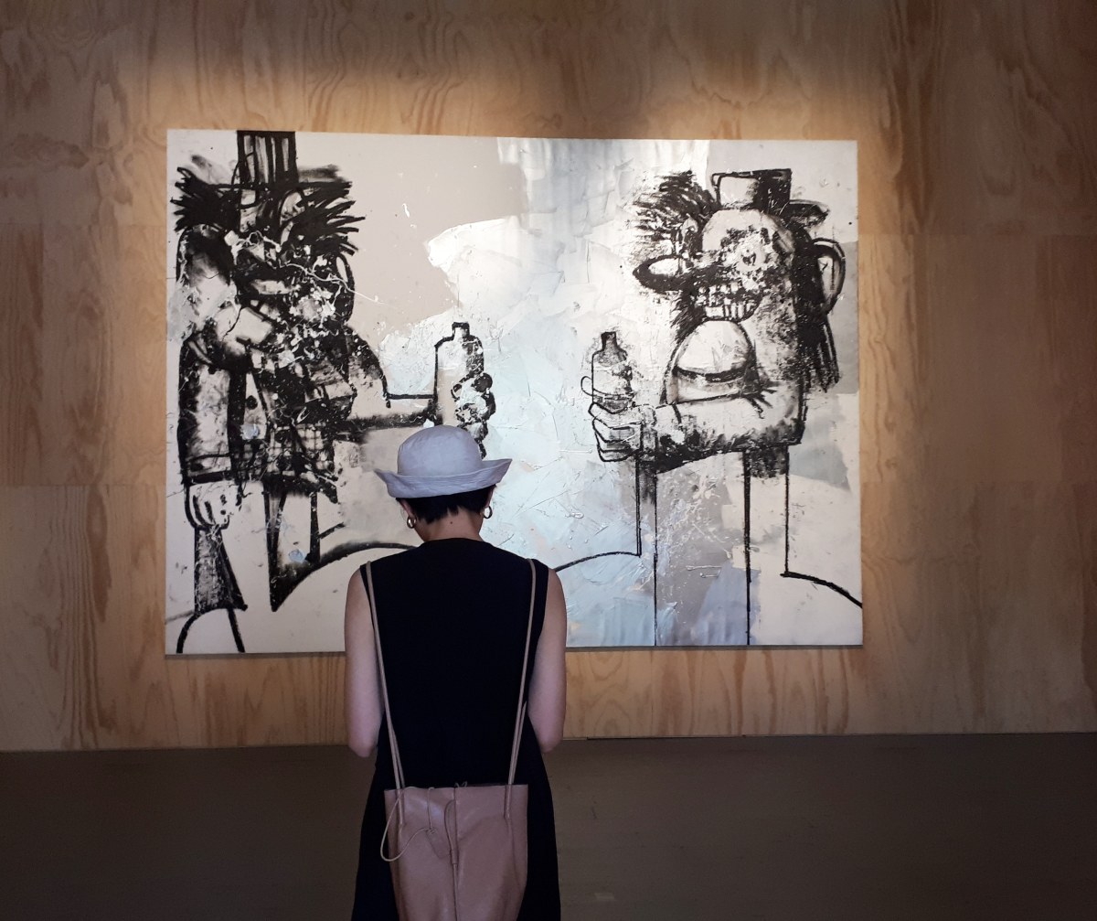 Double Elvis (2019) by George Condo