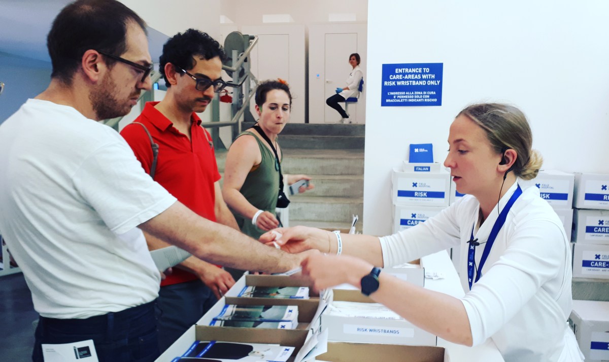 "Field Hospital X" by Aya ben Ron @ Padiglione Israele