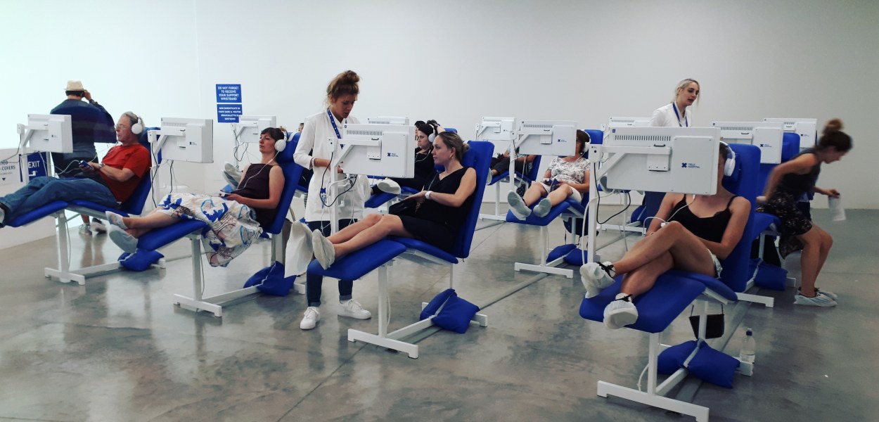 "Field Hospital X" by Aya ben Ron @ Padiglione Israele