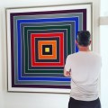 “Gray Scramble” (1968-69) by Frank Stella @ Collezione Peggy Guggenheim, Venezia