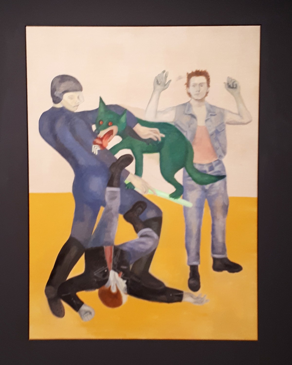 Oil on linen by Jill Mulleady