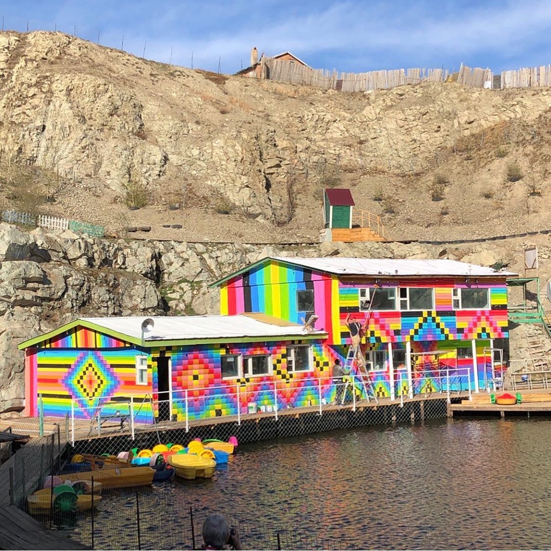 Maya Hayuk @Ulaanbaatar, Mongolia