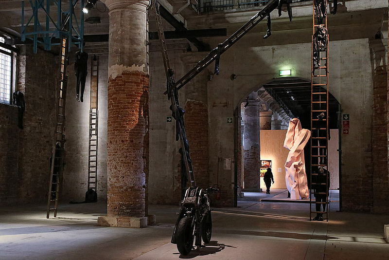 "Eskalation" (2016) by Alexandra Bircken @ Arsenale