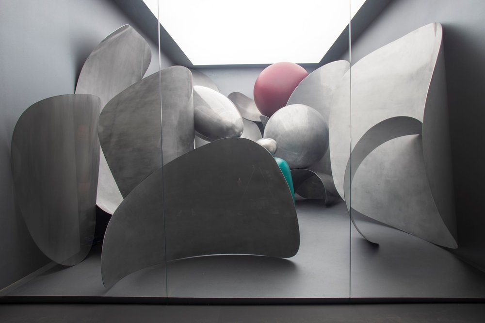 Liu Wei, Microworld, 2018; Aluminium plates.Photo by: Italo Rondinella. Courtesy: La Biennale di Venezia