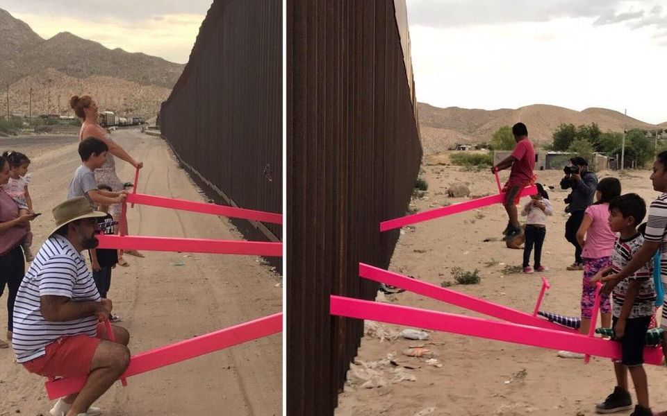 Ronald Rael e Virginia San Fratello @ US-Mexico border