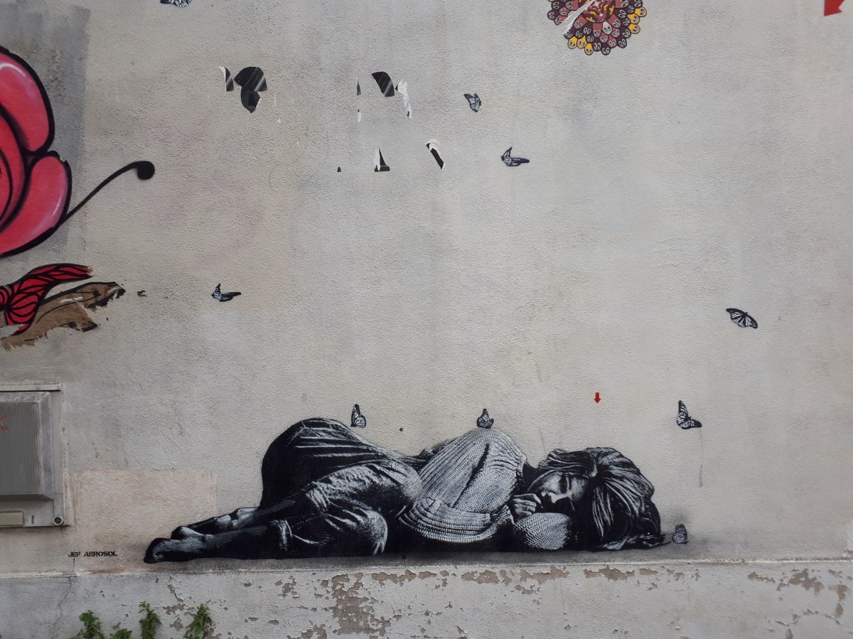 Street art by Jef Aerosol