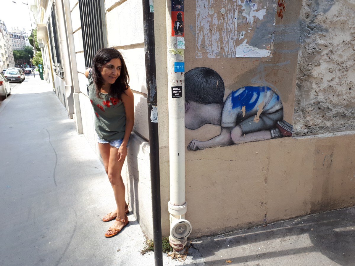 In fondo siamo tutti bambini... Street art by Seth Globepainter