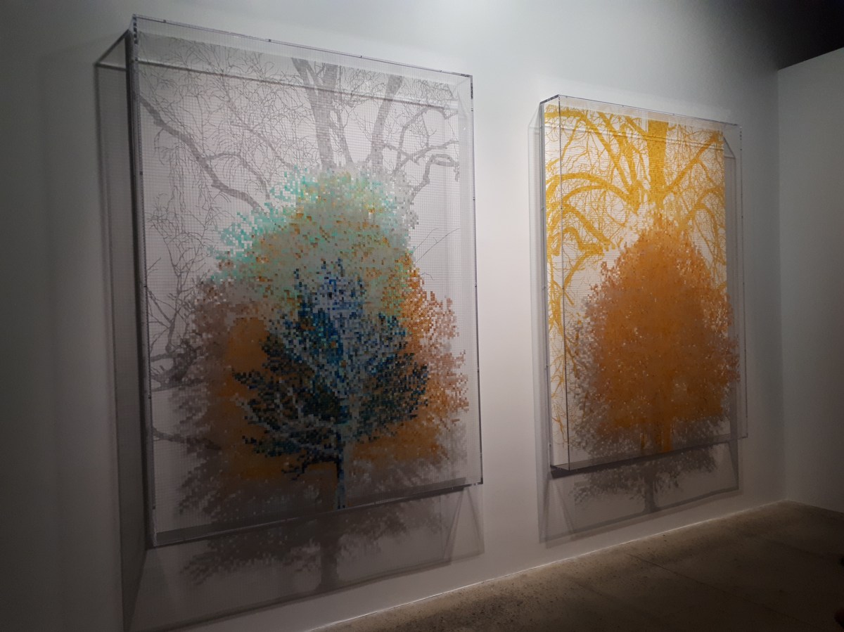 "Tree #5" by Charles Gaines @ "Nous les arbres", Fondation Cartier, Paris